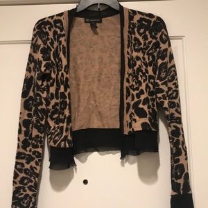 Leopard print sweater